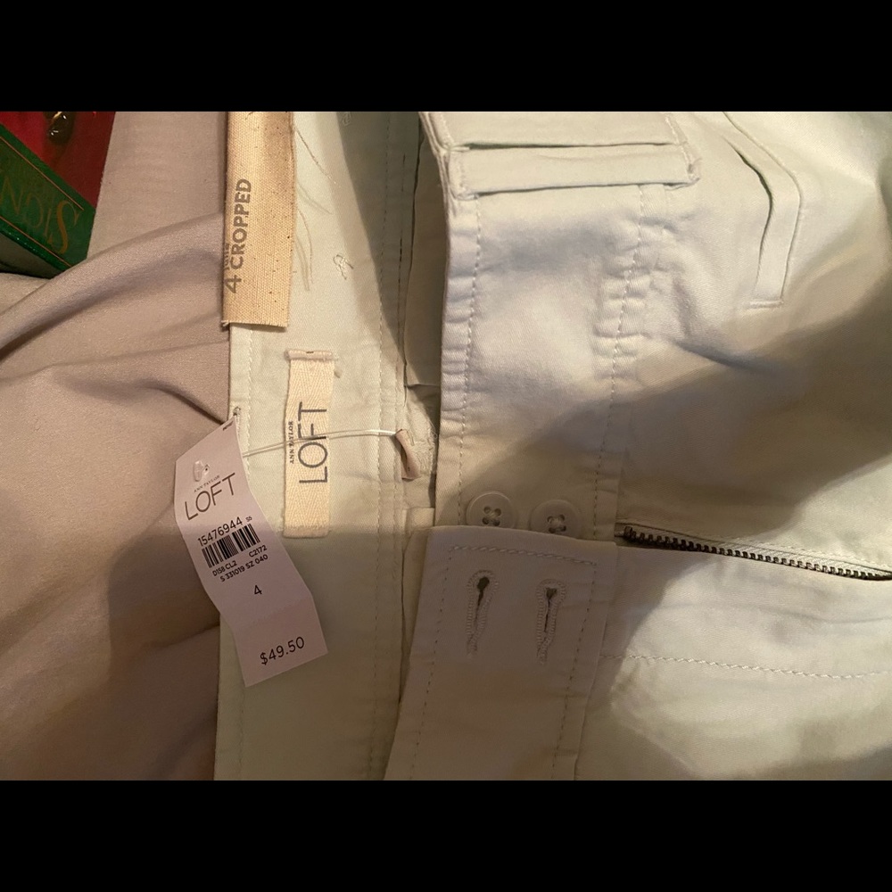 Loft cropped pants